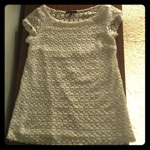 Lacy white top
